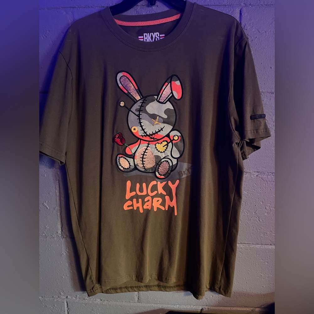 Olive Green BKYS Lucky Charm T-Shirt